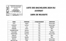 BAC 2024 encore un très bon cru pour le Juvenat